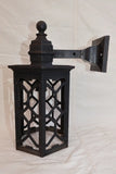 Large 1920's cast iron outdoor sconce
