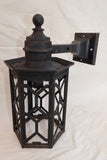 Large 1920's cast iron outdoor sconce