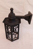 Large 1920's cast iron outdoor sconce