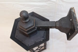 Large 1920's cast iron outdoor sconce