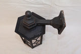 Large 1920's cast iron outdoor sconce