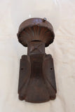 Pair of 1920' cast iron outdoor sconces