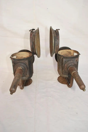 Very rare late 18 th century coach lights ( sconces )