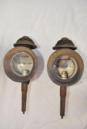 Very rare late 18 th century coach lights ( sconces )