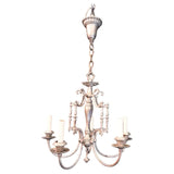 Elegant 1920's silver plated chandelier