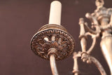 Elegant 1920's silver plated chandelier