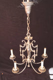 Elegant 1920's silver plated chandelier