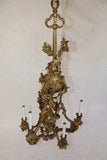 Beautiful and rare turn of the Century French Bronze chandelier
