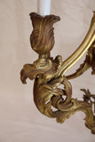Beautiful and rare turn of the Century French Bronze chandelier