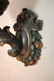 Elegant pair of 1920's plaster sconces