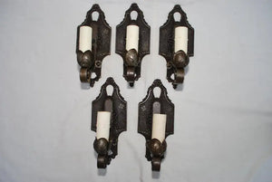 Rare Set of nine 1920's wall sconces ( price is for one pair )