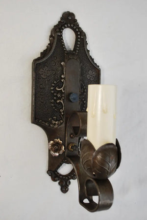 Rare Set of nine 1920's wall sconces ( price is for one pair )