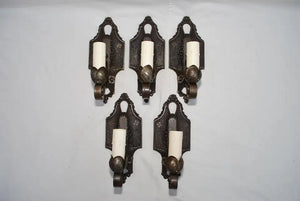 Rare Set of nine 1920's wall sconces ( price is for one pair )