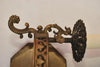 Pair of 1920's brass sconces with dragons