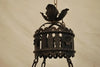 Elegant French 1920's all hands forged wrought iron chandelier