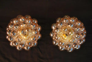 Beautiful and large pair of Sconces/ flushmount light design by Limberg
