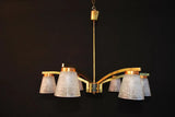Elegant mid century chandelier from Germany
