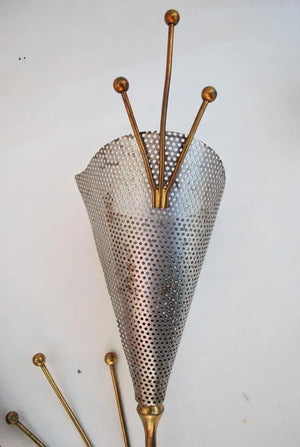 Sexy Midcentury French Sconces Design by Kobis Lorence