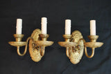 Beautiful pair of 1920's brass sconces