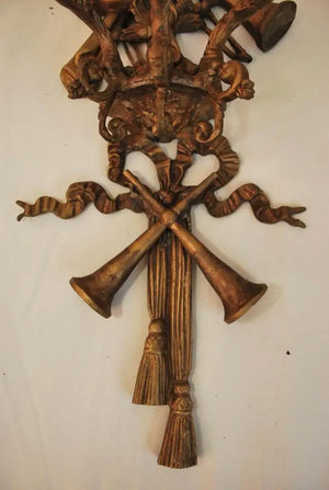 Beautiful and Rare Large French Bronze Sconces