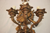 Beautiful and Rare Large French Bronze Sconces