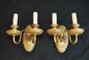 Beautiful pair of 1920's brass sconces