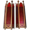 Very Rare Set of Twenty Large, 1940s Church Indoor or Outdoor Sconces