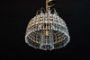 Beautiful 1970s Small Crystal Chandelier