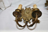 Beautiful Pair of Late 19th Century French Bronze Sconces with Dolphins