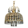 Beautiful 1970s Small Crystal Chandelier