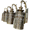 Exceptional and Very Rare Set of Four Large French Art Deco Bronze Sconces