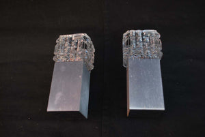 Sexy pair of 1970's Italian sconces ( possibly sciolari )