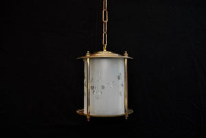 Set of Three 1920s Brass Plated Lanterns