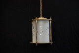 Set of Three 1920s Brass Plated Lanterns