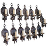 Rare Set of Thirteen 1920 Sconces ( six are sold )