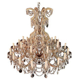 Very Large and Imposing Crystal Chandelier Maria Theresa Style