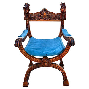 French 19th century throne