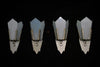 Antique Set Of Four Art Deco Sconces ( two are sold )