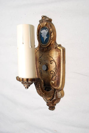 Elegant Set of Four 1920s Sconces
