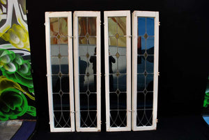 Set of Four Large 1920s Windows