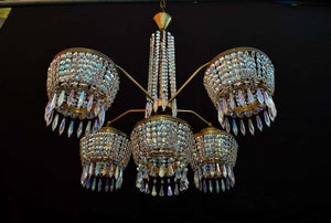 Sexy 1960s Crystal Chandelier
