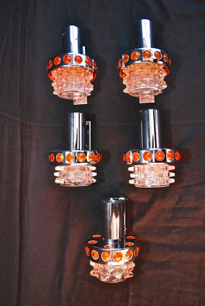 Set of Five Sconces by RAAK