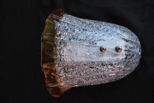 Elegant and Rare Set of Six Murano Sconces Design by Mazzega