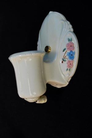 Beautiful Set of Six Porcelain Sconces