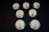 Rare Set of Seven French 1960s Flush Lights or Sconces ( one is sold )