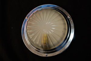 Rare Set of Seven French 1960s Flush Lights or Sconces ( one is sold )