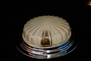 Rare Set of Seven French 1960s Flush Lights or Sconces ( one is sold )