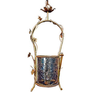 Antique French brass lantern