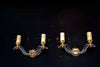 Antique set of eight of French Lucite Sconces