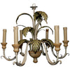 Elegant and Tropical 1950s Italian Chandelier